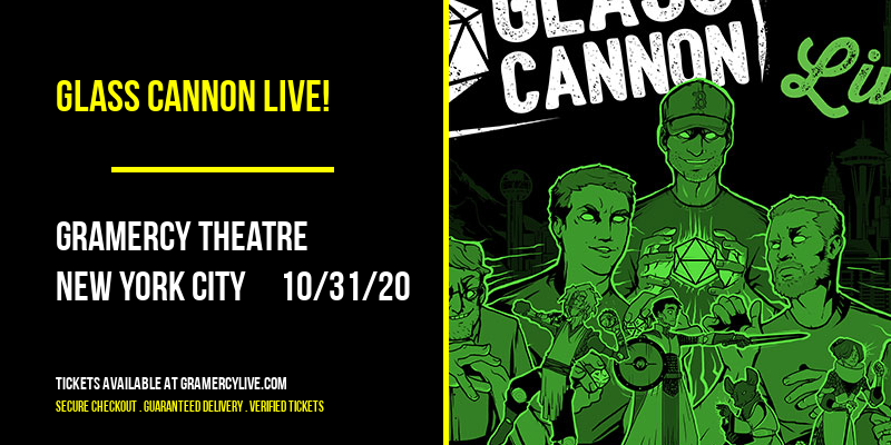 Glass Cannon Live Tickets 31st October Gramercy Theatre